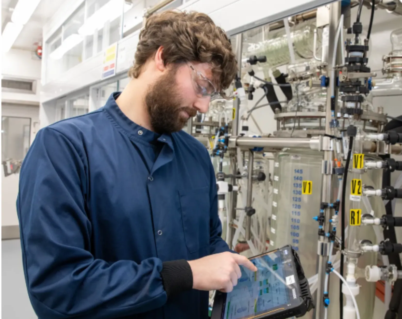 drug substance scientist in lab